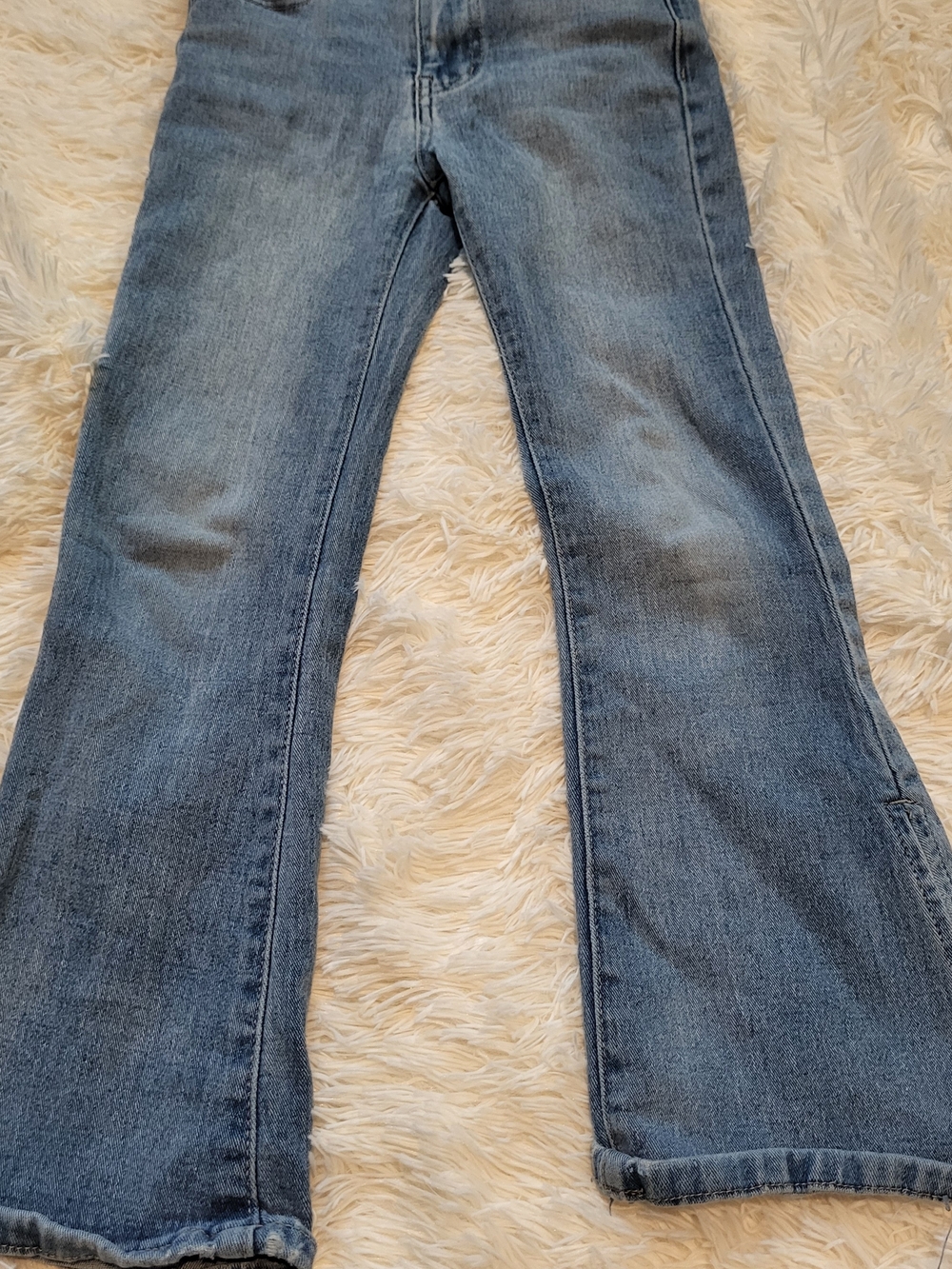 YMI Light Blue Kids Flared Jeans Girls Size 7 #0005